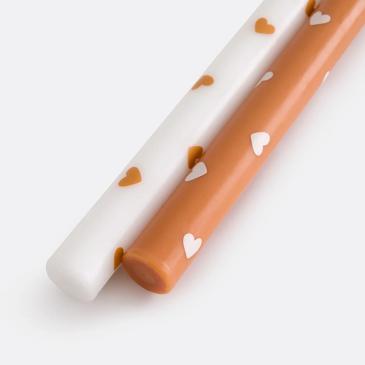 Set of 2 Scacco Heart Print Candles – image 4