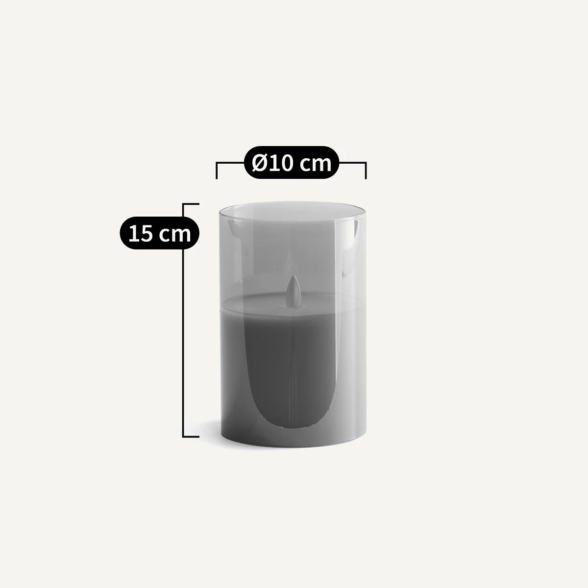 Luma 15cm High LED Candle – image 4