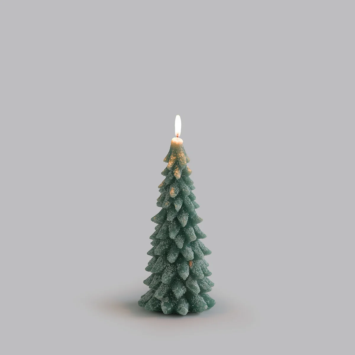 Caspar Wax Candle in Shape of Fir Tree H20cm – image 4
