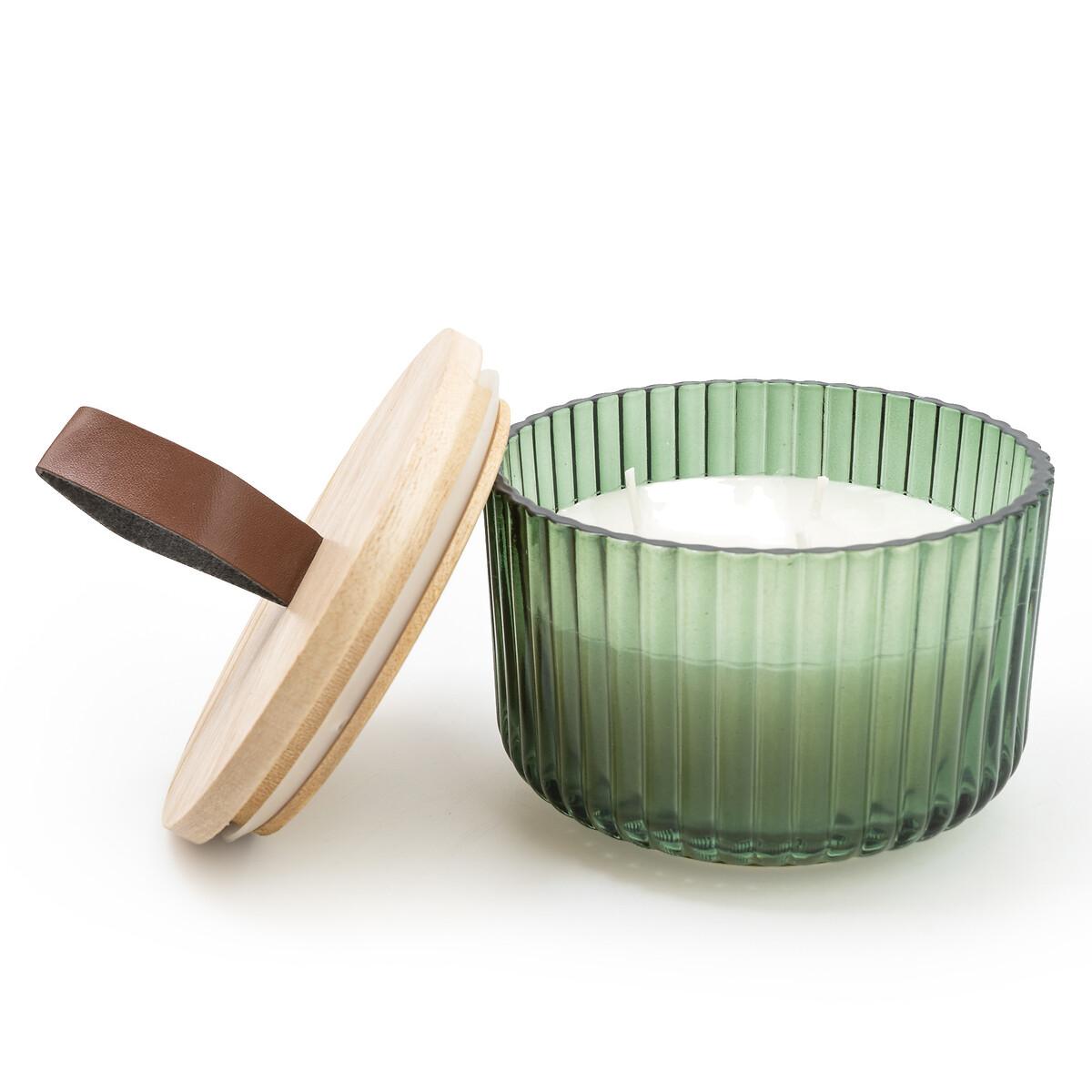 Sicilian Basil & Wild Lemon Jar Candle with Wooden Lid – image 2