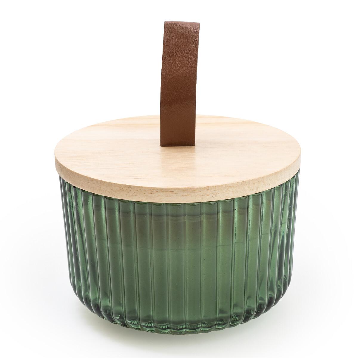 Sicilian Basil & Wild Lemon Jar Candle with Wooden Lid – image 3