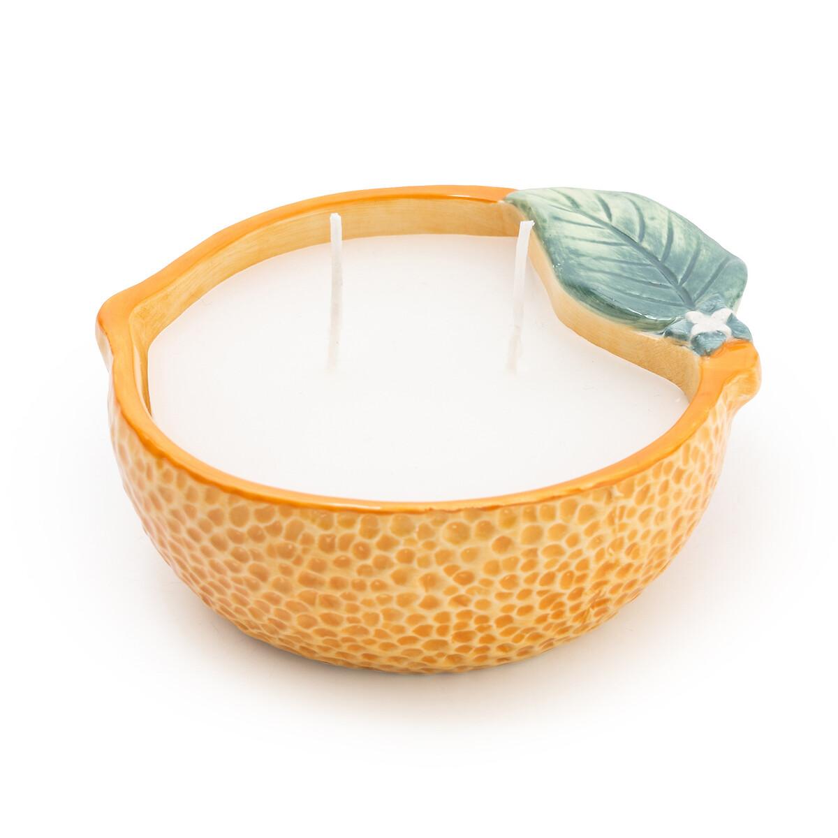 Ceramic Orange Candle – image 3