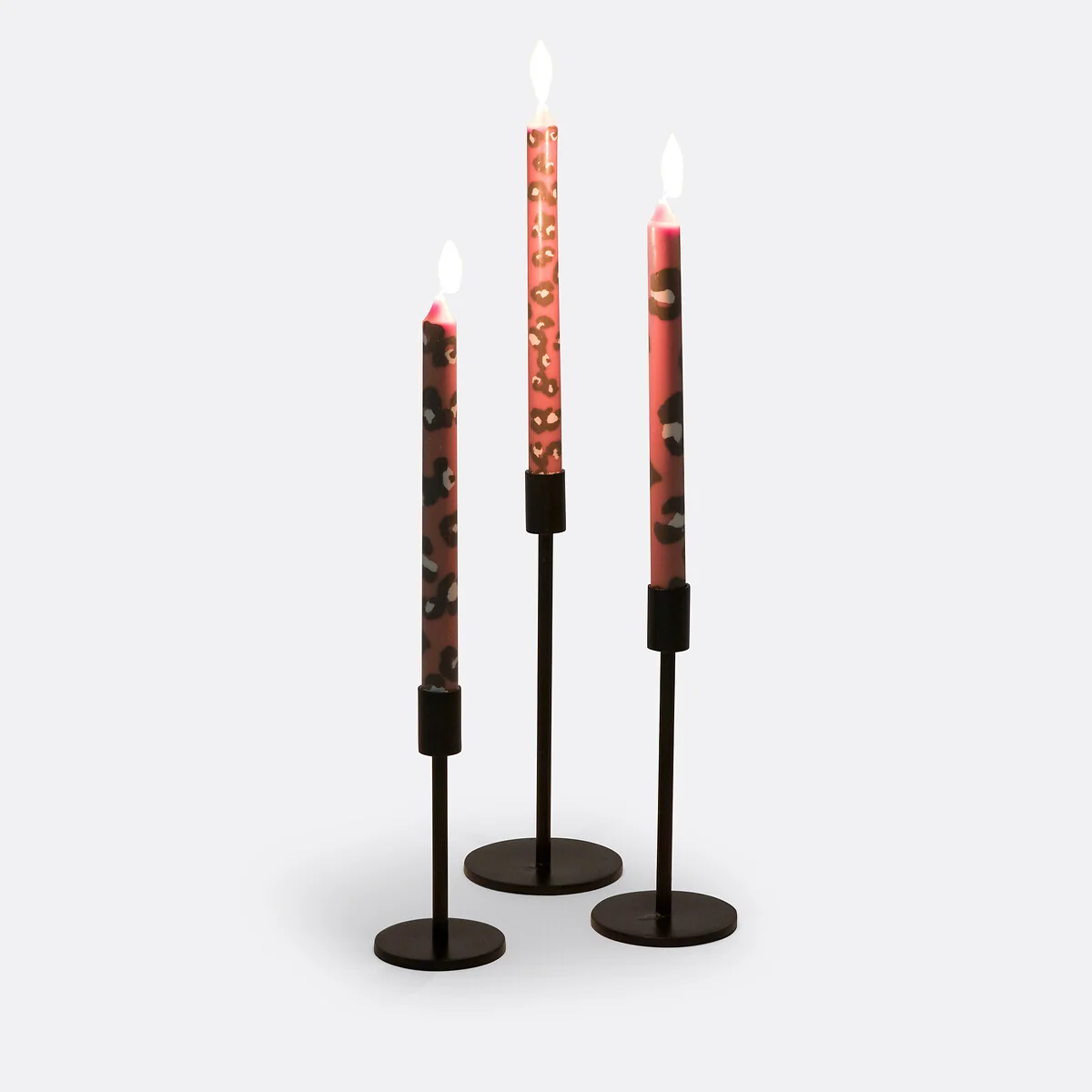 Set of 3 Azhar Leopard Print Candles – image 5