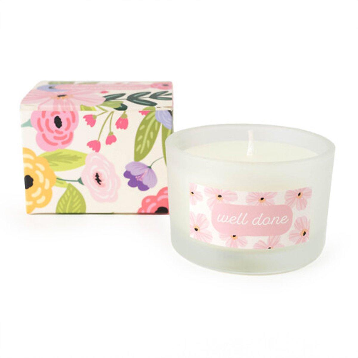 Congratulations Candle Gift Box in Flower Market Scent – image 2