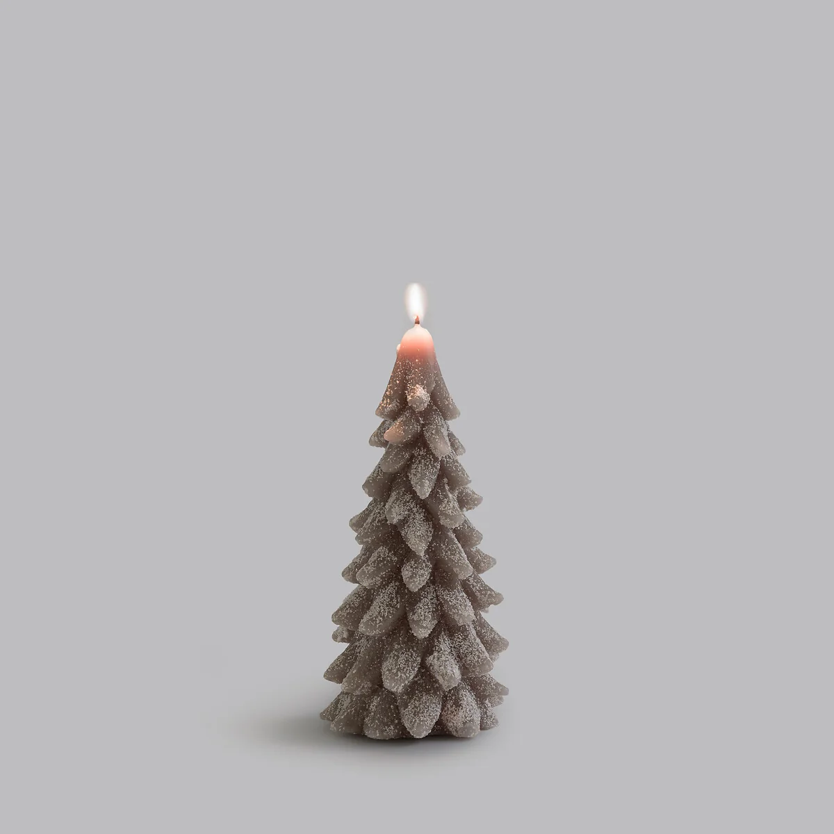 Caspar Wax Candle in Shape of Fir Tree, H16.5cm, – image 3