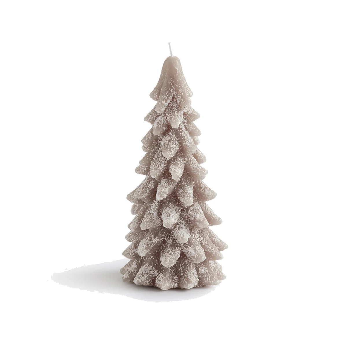 Caspar Wax Candle in Shape of Fir Tree, H16.5cm, – image 1