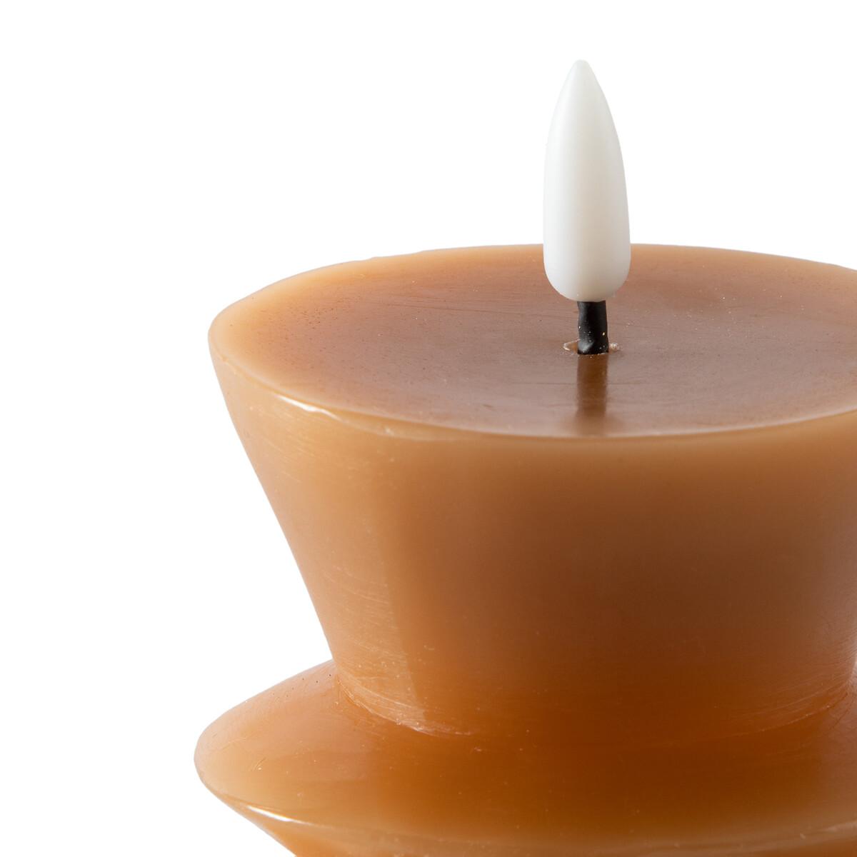 Caspar 14.6cm High LED Sculpted Wax Candle – image 3