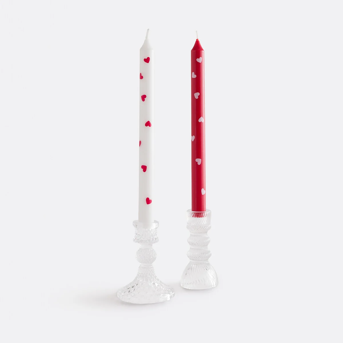 Set of 2 Scacco Heart Print Candles – image 3