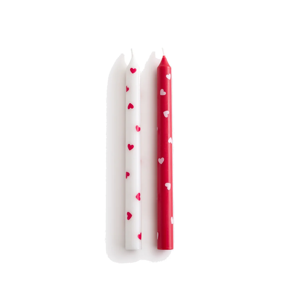 Set of 2 Scacco Heart Print Candles – image 1