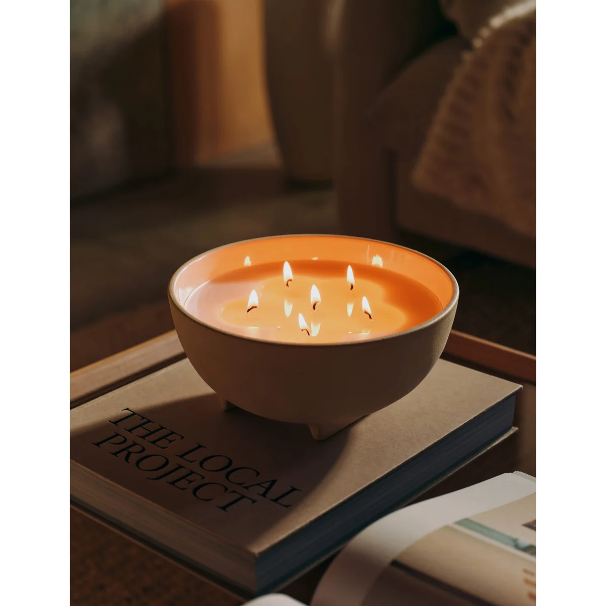 Teraire Haze 5 Wick Candle White Mix – image 2