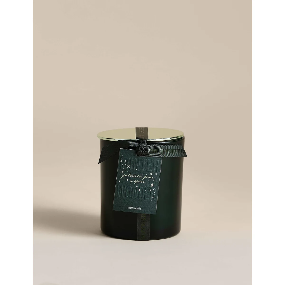 M&S Yuletide Pine and Spice Scented Candle Green Mix – image 4