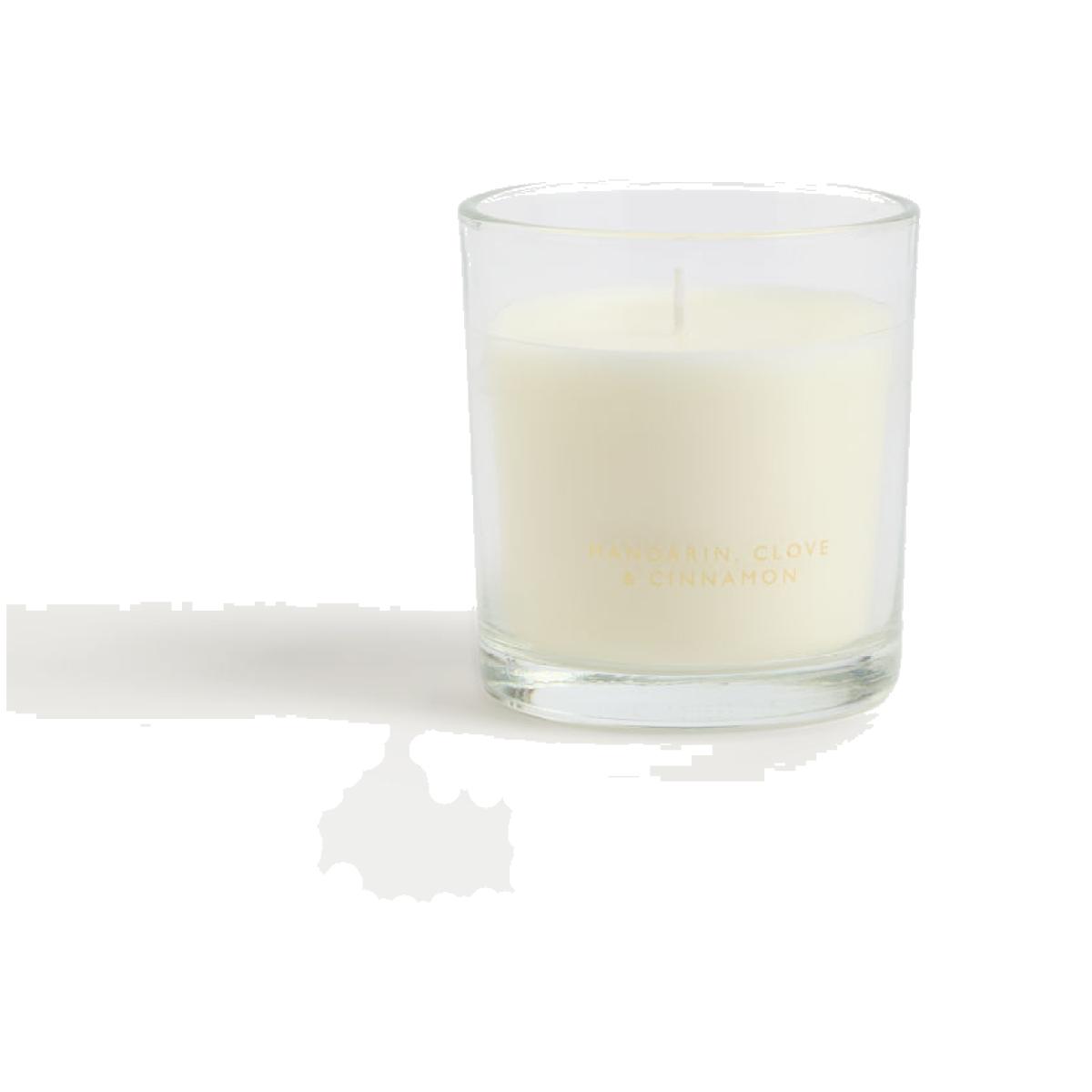M&S Mandarin Clove & Cinnamon Boxed Candle - Red Mix, Red Mix – image 1