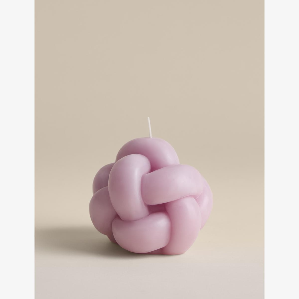 M&S Collection Dopamine Knot Candle - Lilac, Lilac – image 1