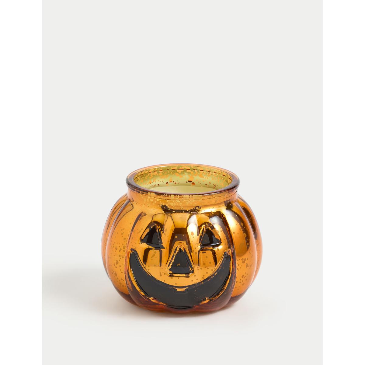 M&S Pumpkin Colour Change Candle - White Mix, White Mix – image 2