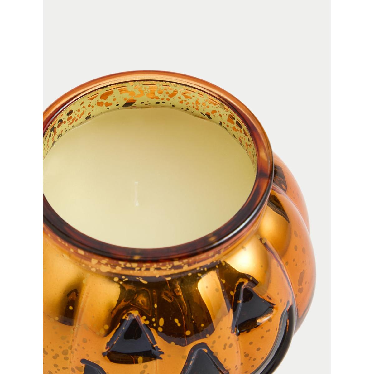 M&S Pumpkin Colour Change Candle - White Mix, White Mix – image 3