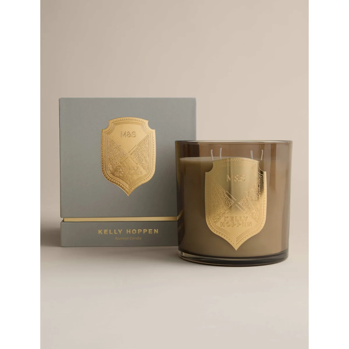 M&S Premium No.4 Large Candle Taupe – image 3
