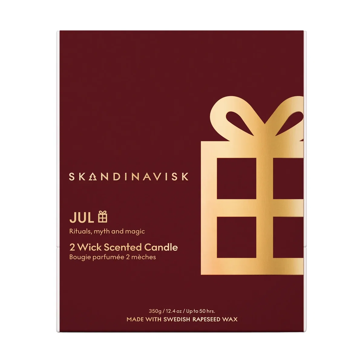 Skandinavisk Jul Gold Symbol scented candle 350 g 2 wicks – image 4