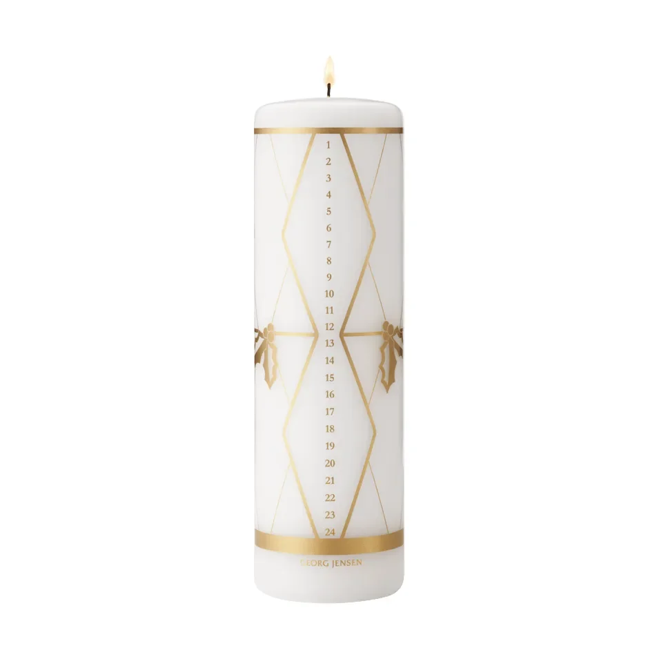 Georg Jensen 2026 advent candle Gold print – image 2