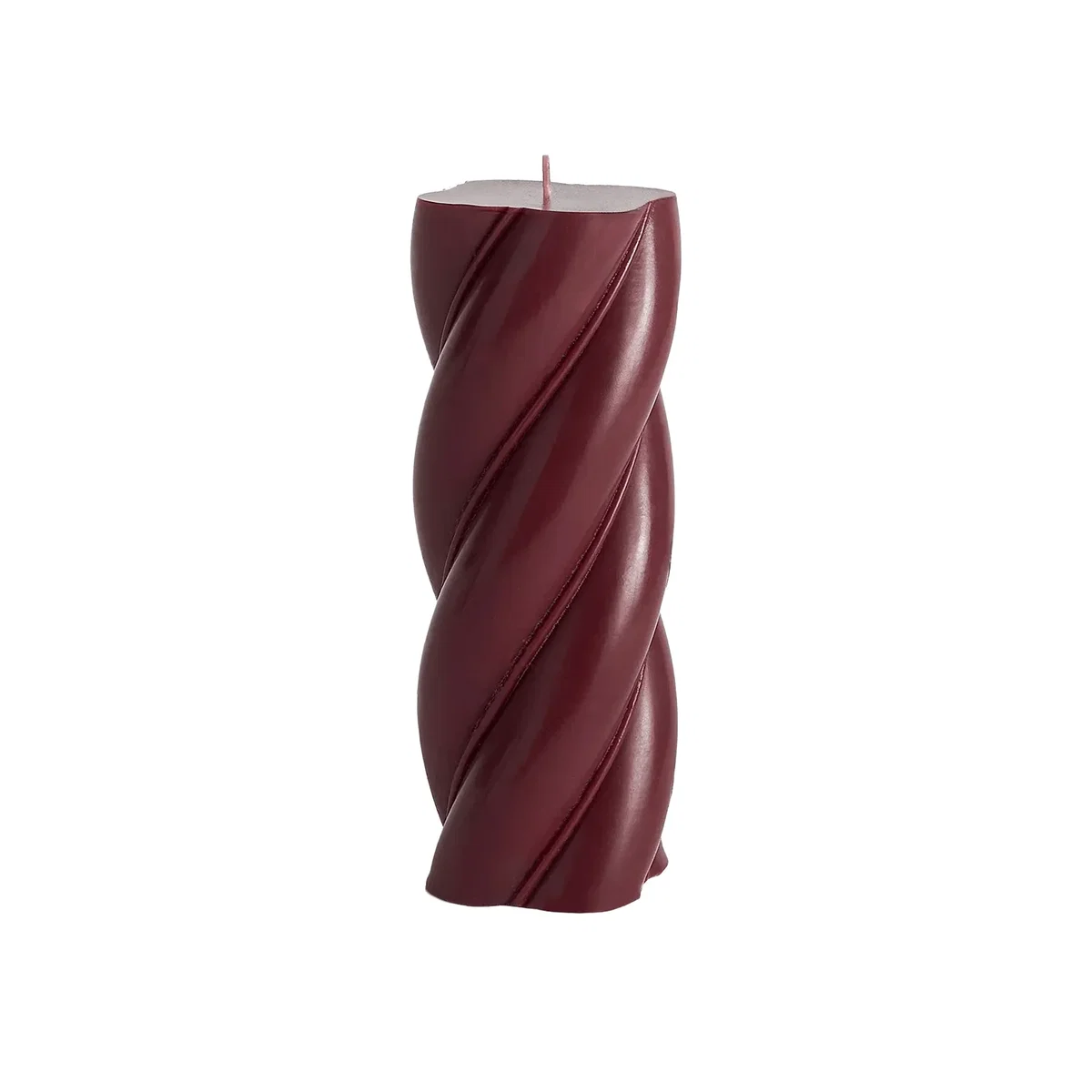 HAY Soft Serve Candle pillar candle Bordeaux Ø7.8x19.5 cm