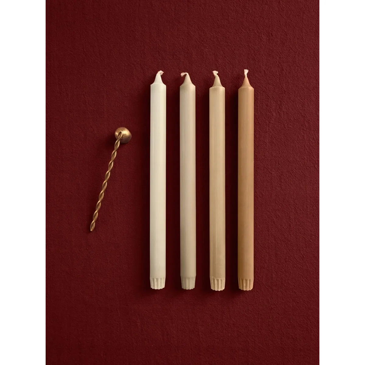 Ferm Living Pure candles 4-pack Faded – image 2