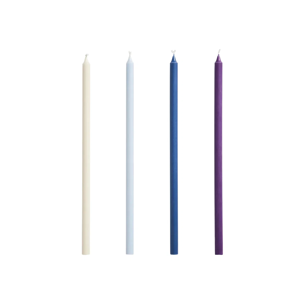 HAY Slim candles 4-pack Purple-blue – image 1