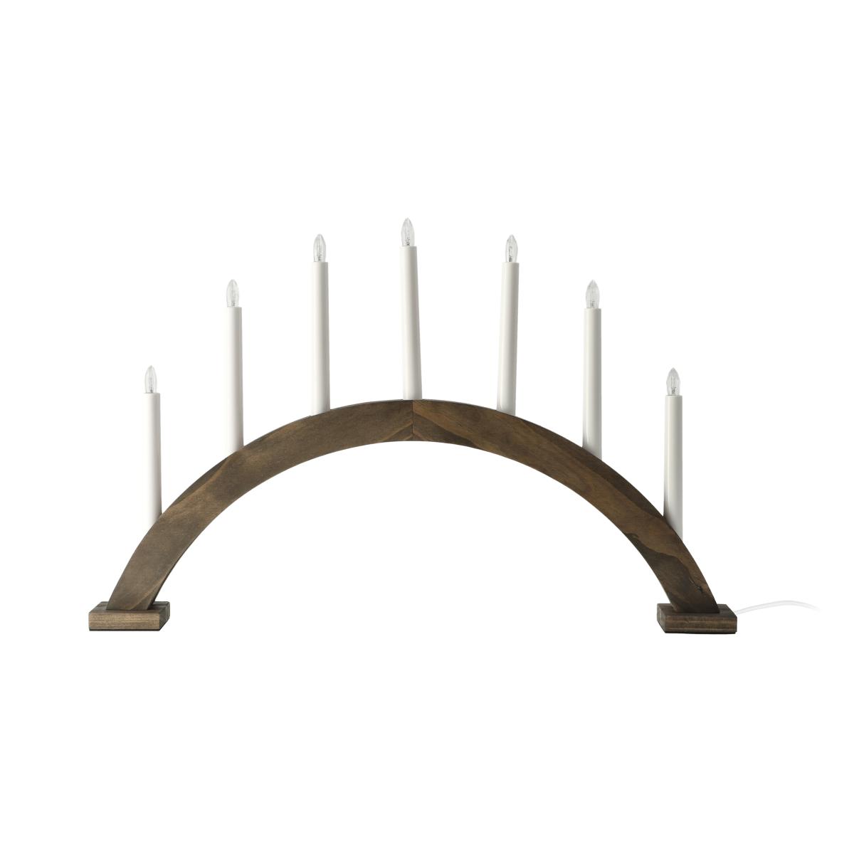 Scandi Living Sky advent candle bow 41 cm Dark oil – image 2