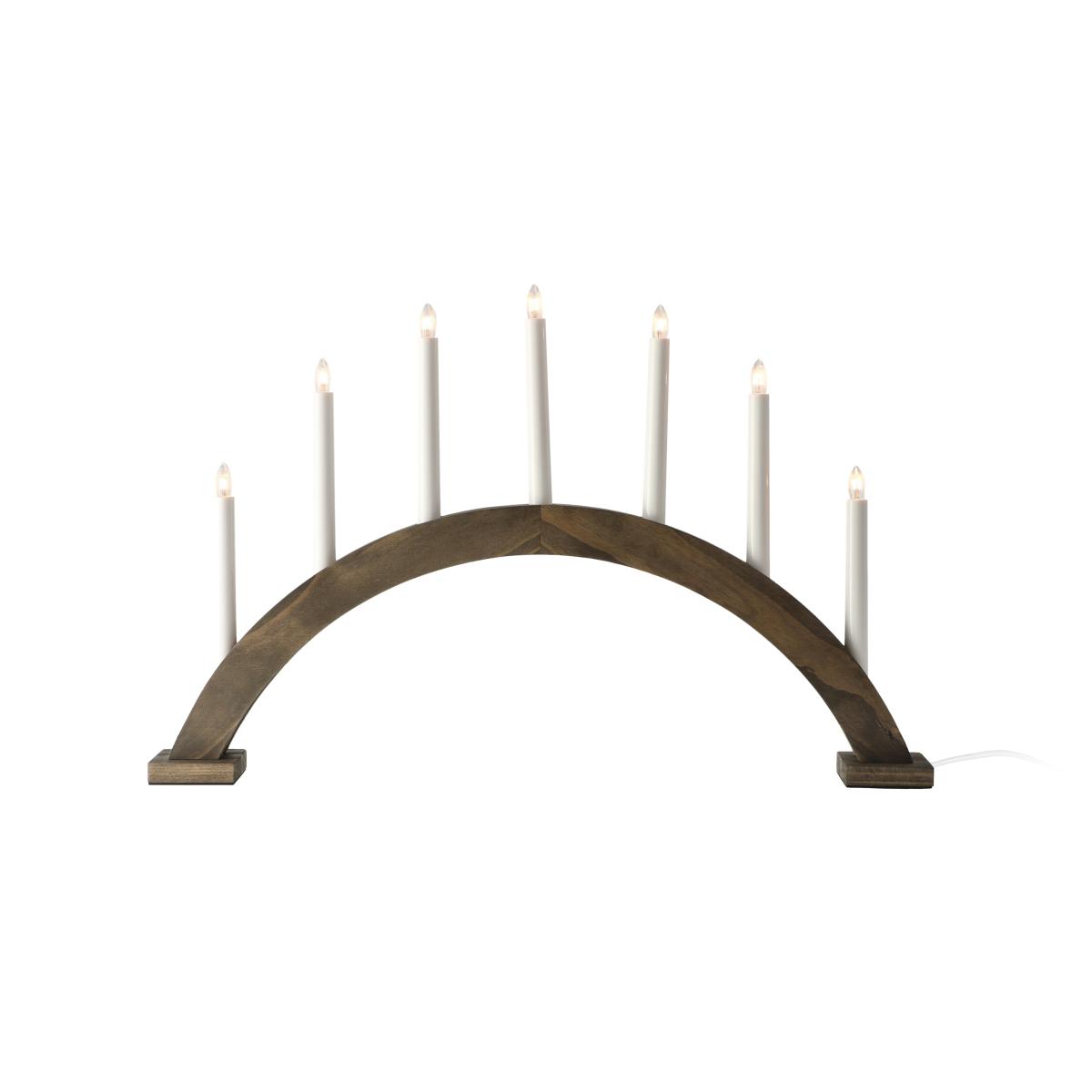 Scandi Living Sky advent candle bow 41 cm Dark oil – image 3