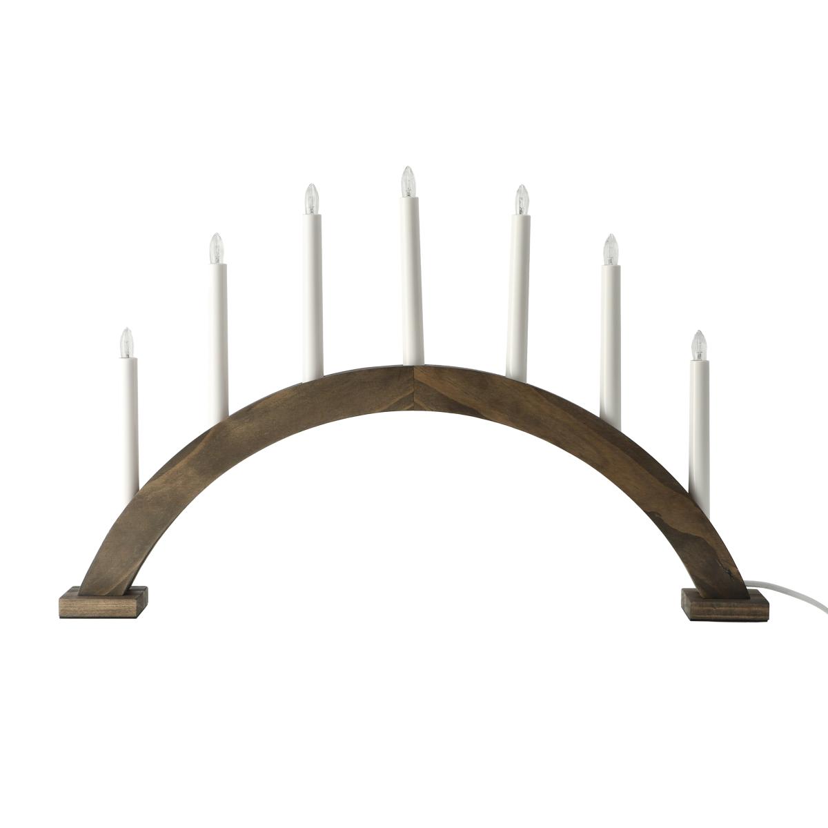 Scandi Living Sky advent candle bow 41 cm Dark oil – image 1