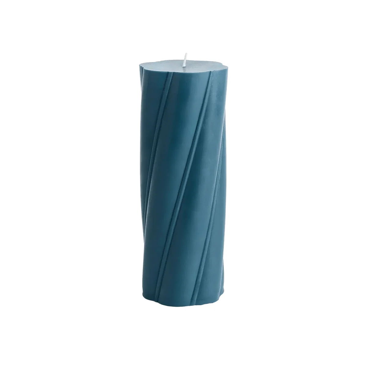 HAY Soft Serve Candle pillar candle Dark teal Ø9.5x24.5 cm – image 1