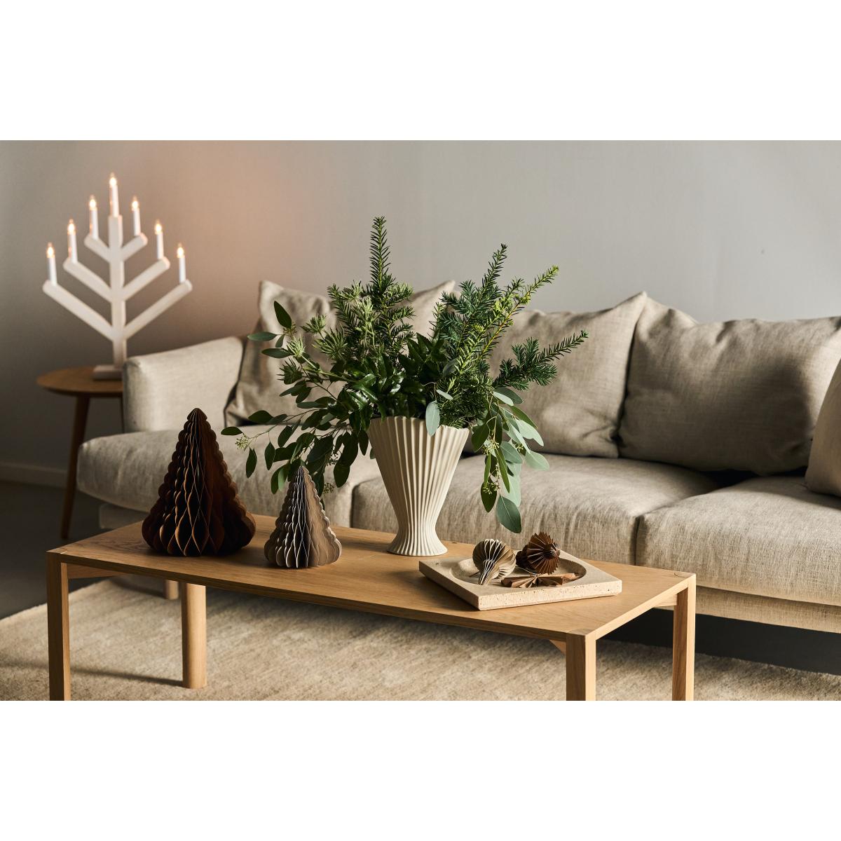 Scandi Living Pine advent candle 62 cm white washed – image 3