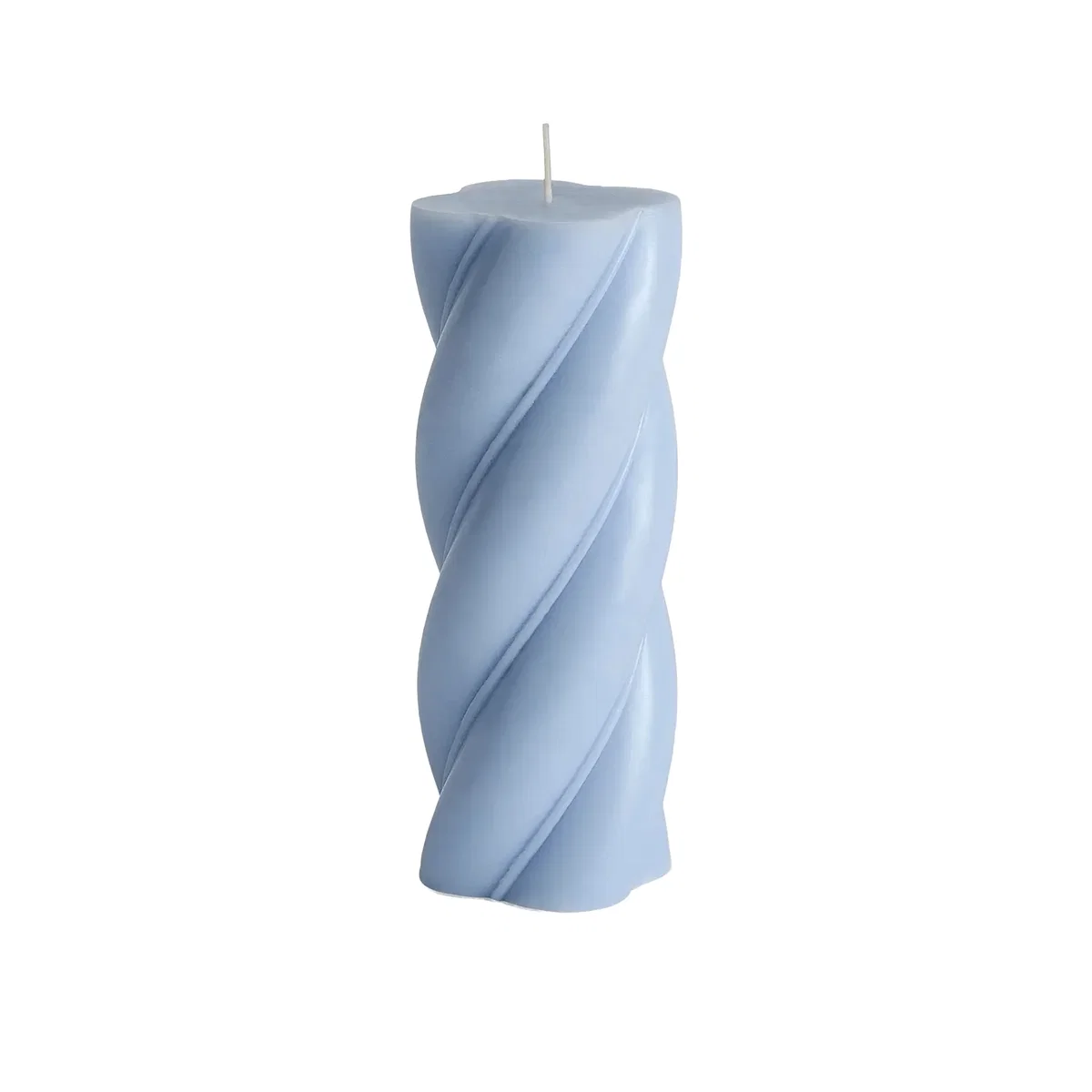 HAY Soft Serve Candle pillar candle Light blue Ø7.8x19.5 cm