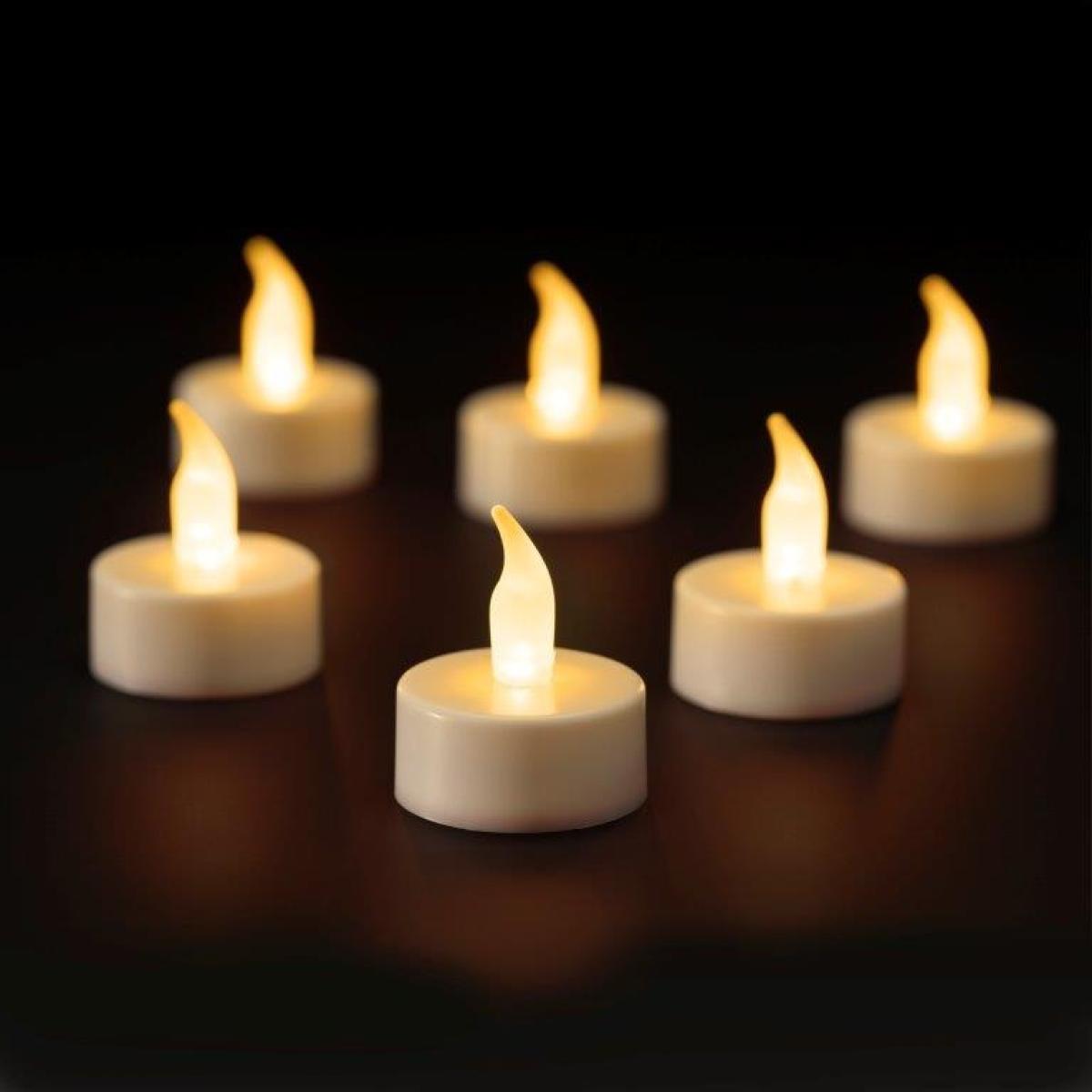 Lumineo Box Of 6 LED Tealights In WarmWhite – image 4