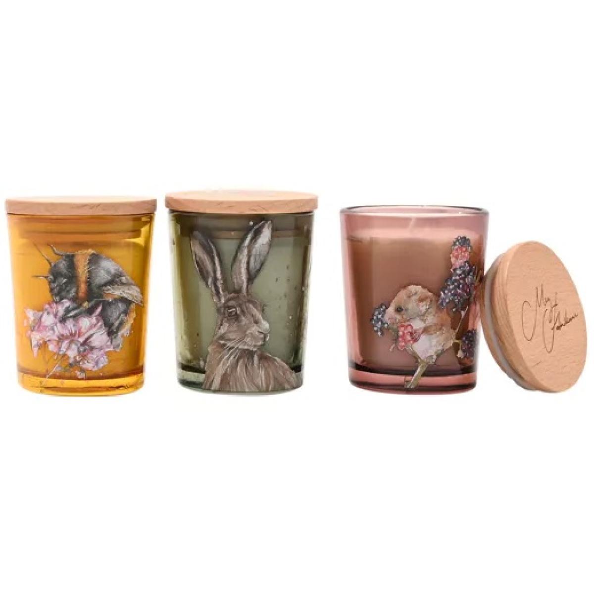 Meg Hawkins Mini Candles - The Field - Set of 3 In Multi – image 2