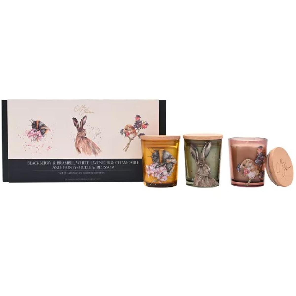 Meg Hawkins Mini Candles - The Field - Set of 3 In Multi – image 3