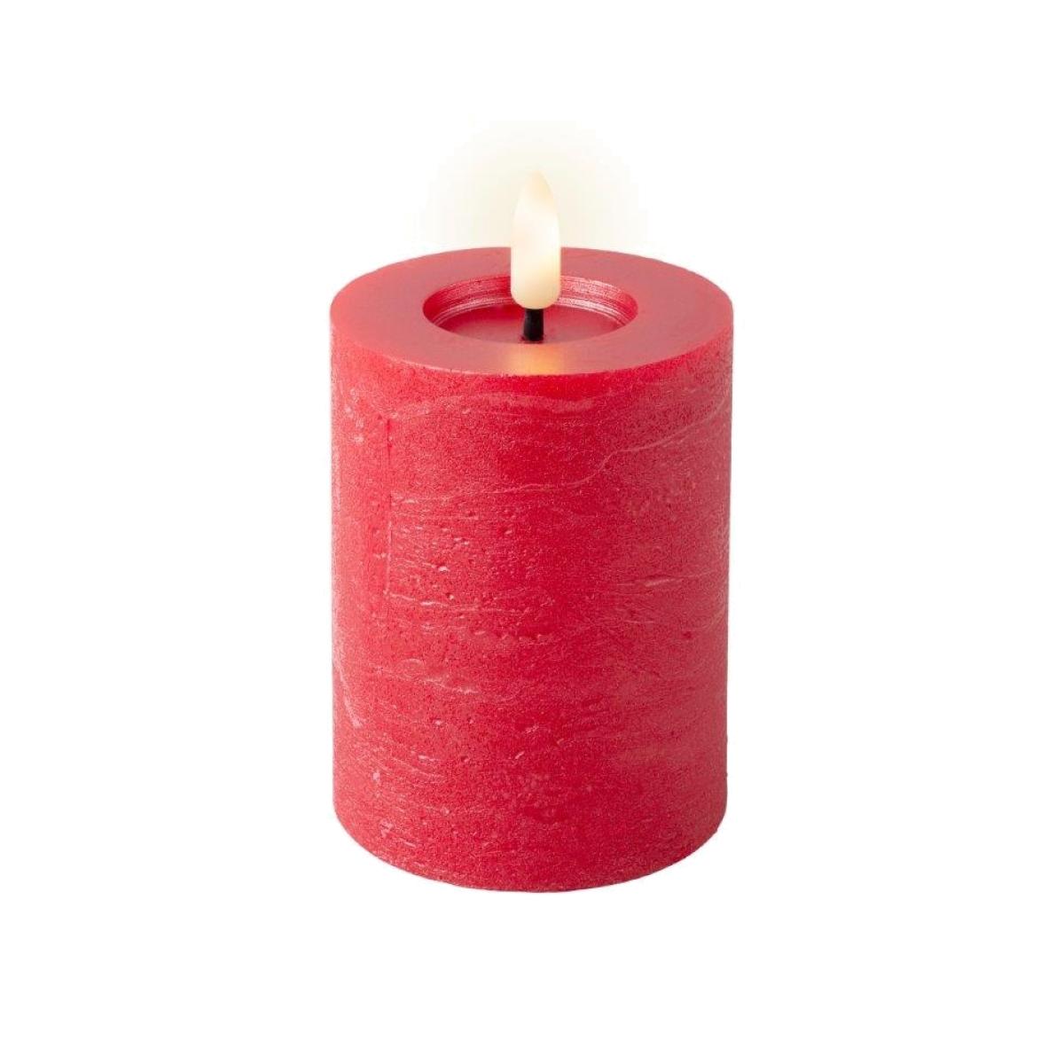 Lumineo LED Wick Candle 11.2cm - Red – image 1