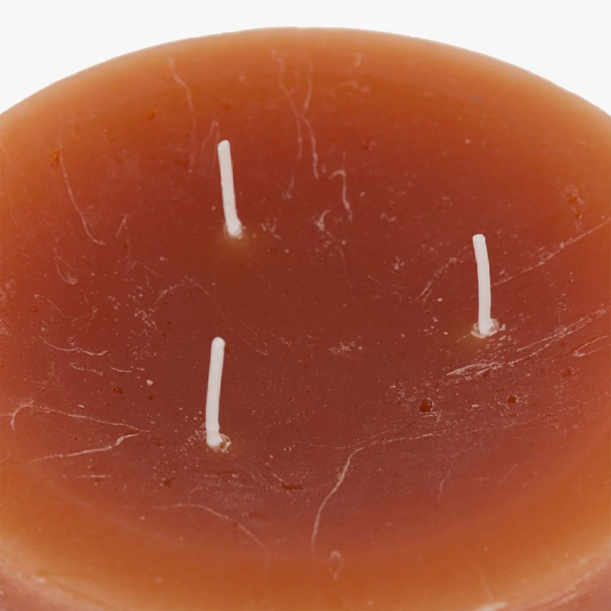 Country Pillar Candle in Rustic Tan, Large – image 4