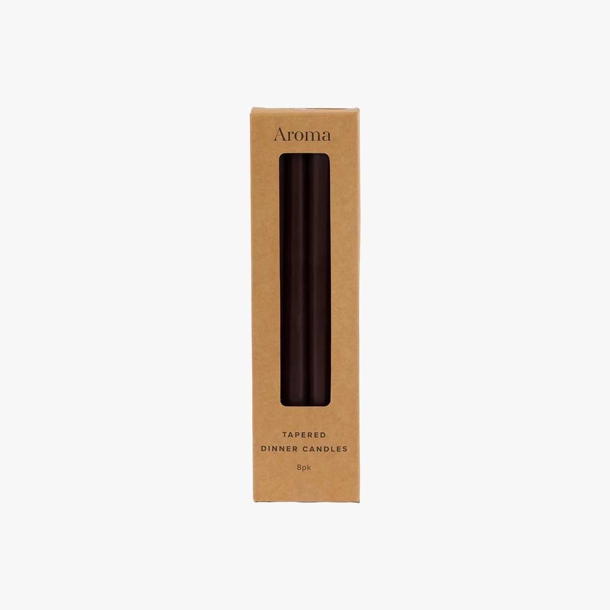 Lucera Tapered Dinner Candles in Espresso, Set of 8 – image 7