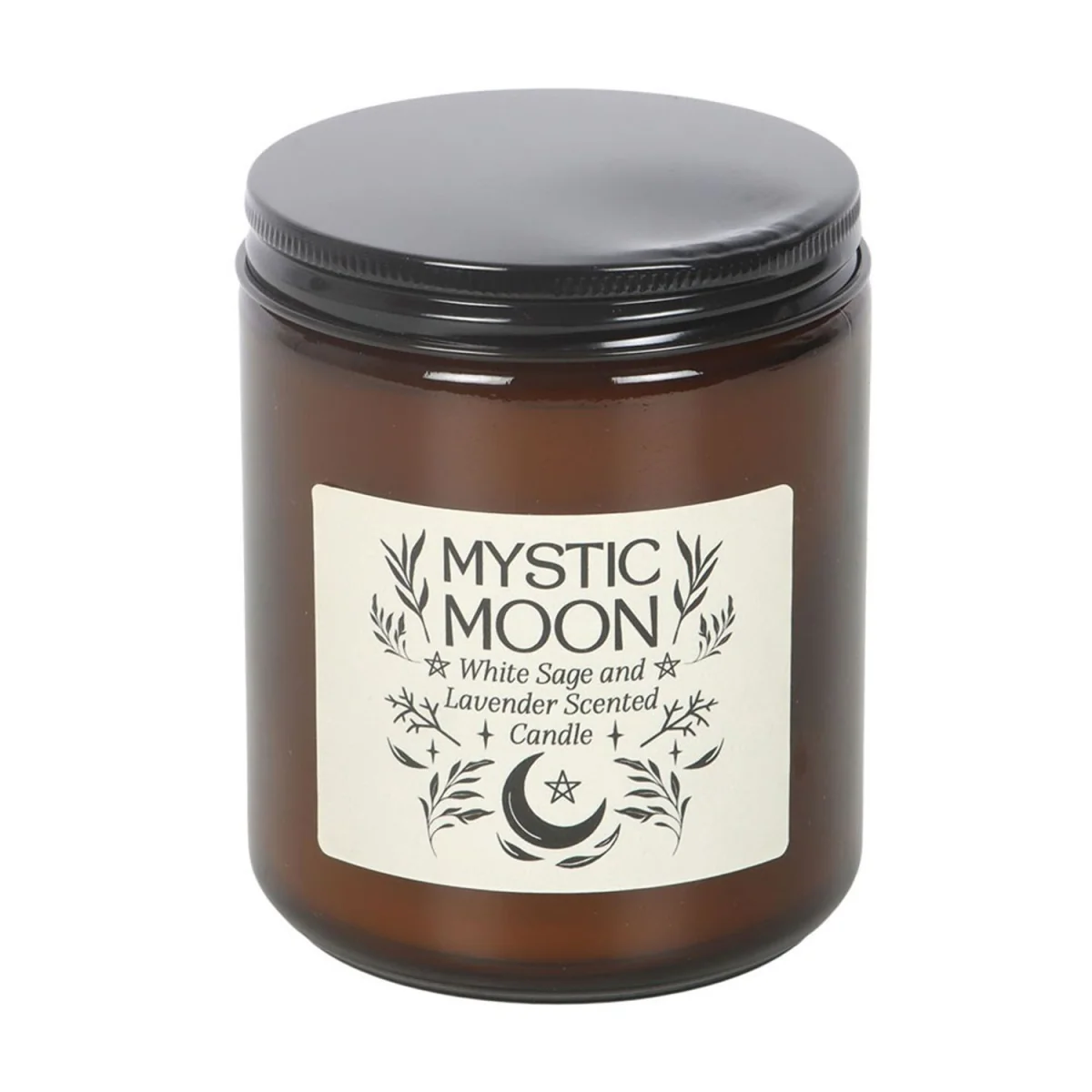 Something Different Mystic Moon Sage & Lavender Scented Candle - Amber – image 2