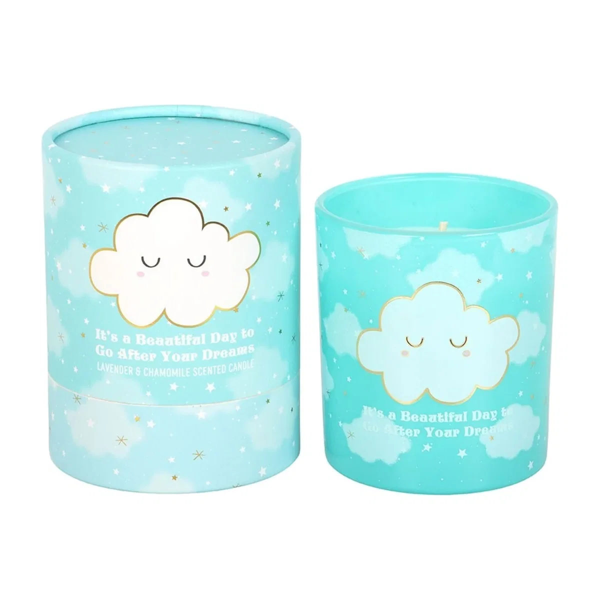 Something Different Lavender & Chamomile Scented Candle - Blue – image 1