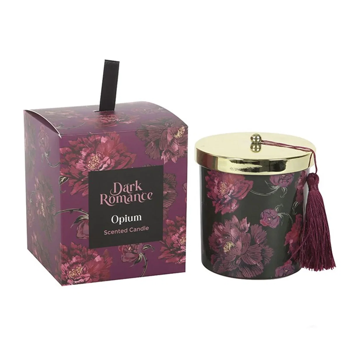Something Different Dark Romance Black Opium Scented Candle - Violet – image 2