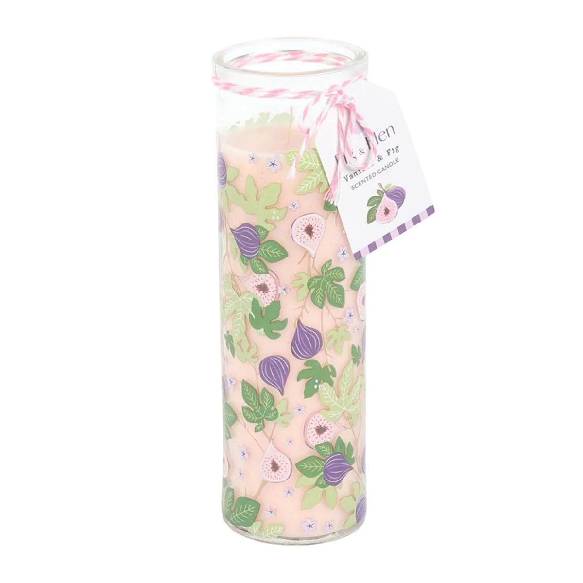Something Different Fig and Vanilla Tube Candle - White/Purple – image 2