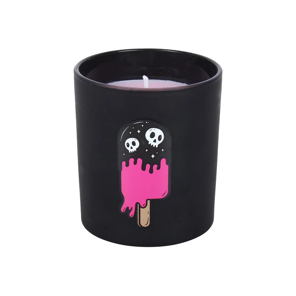 Something Different Cherry & Vanilla Scented Candle - Black/Pink – image 1