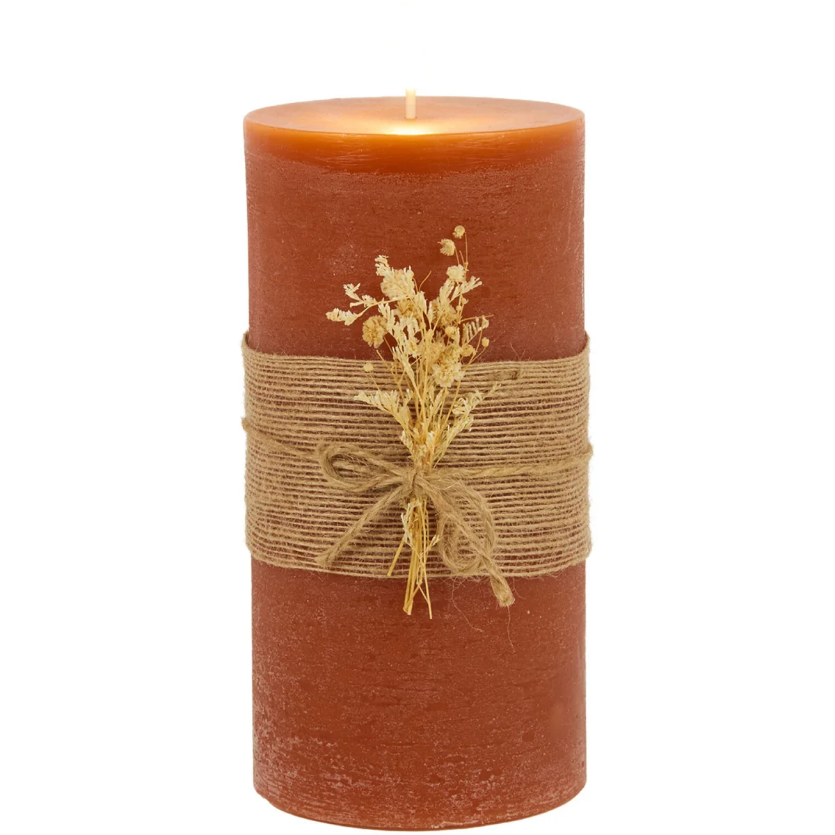 Hessian Autumn LED Candle – image 3