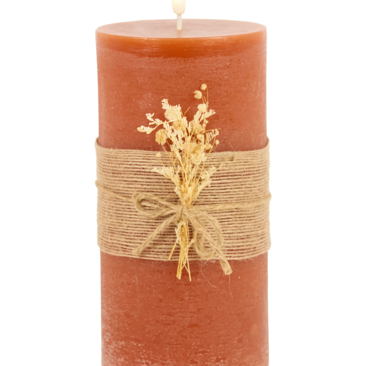 Hessian Autumn LED Candle – image 4