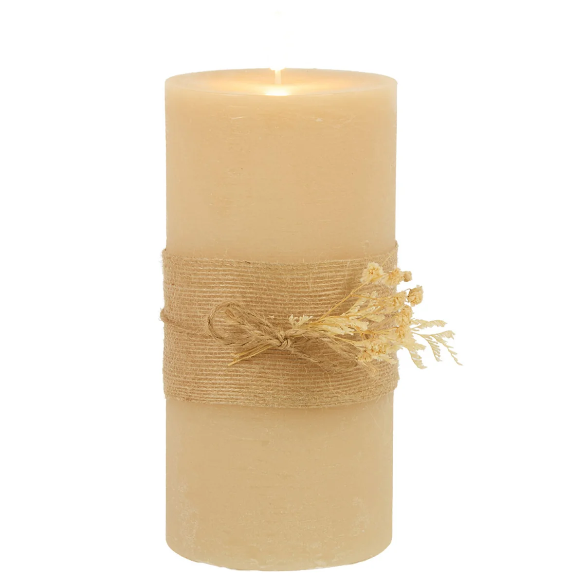 Hessian Autumn LED Candle – image 5