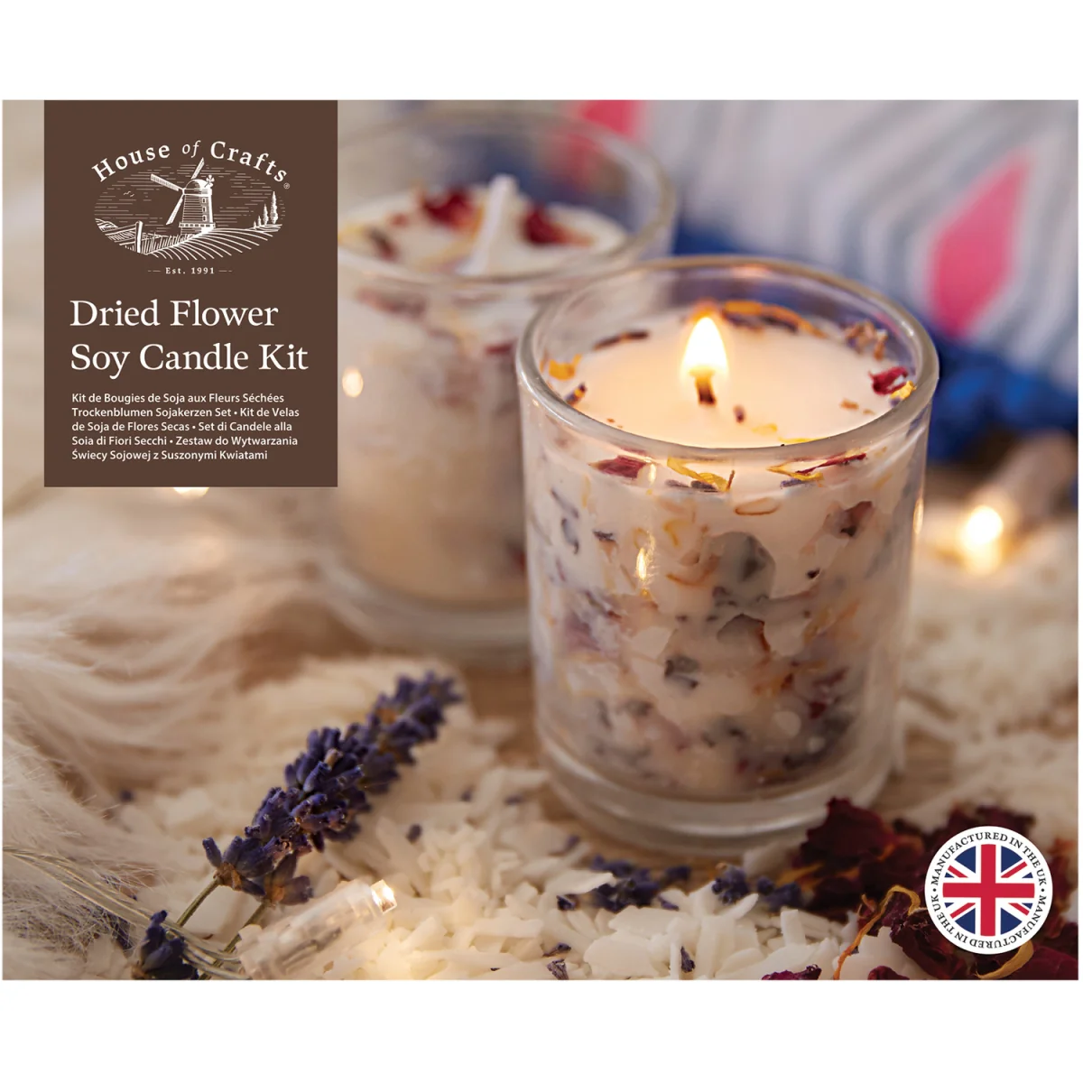 Dried Flower Soy Candle Kit - Multiple Colours – image 2