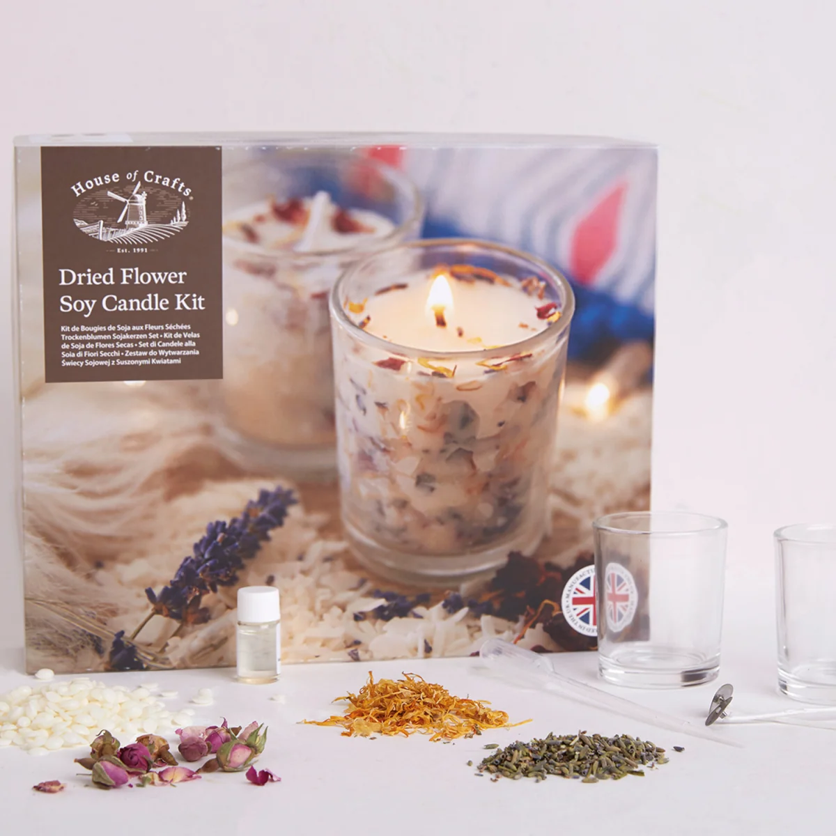 Dried Flower Soy Candle Kit - Multiple Colours – image 5