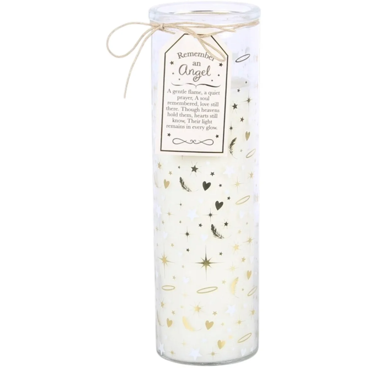 Remember an Angel Tube Candle - White – image 3