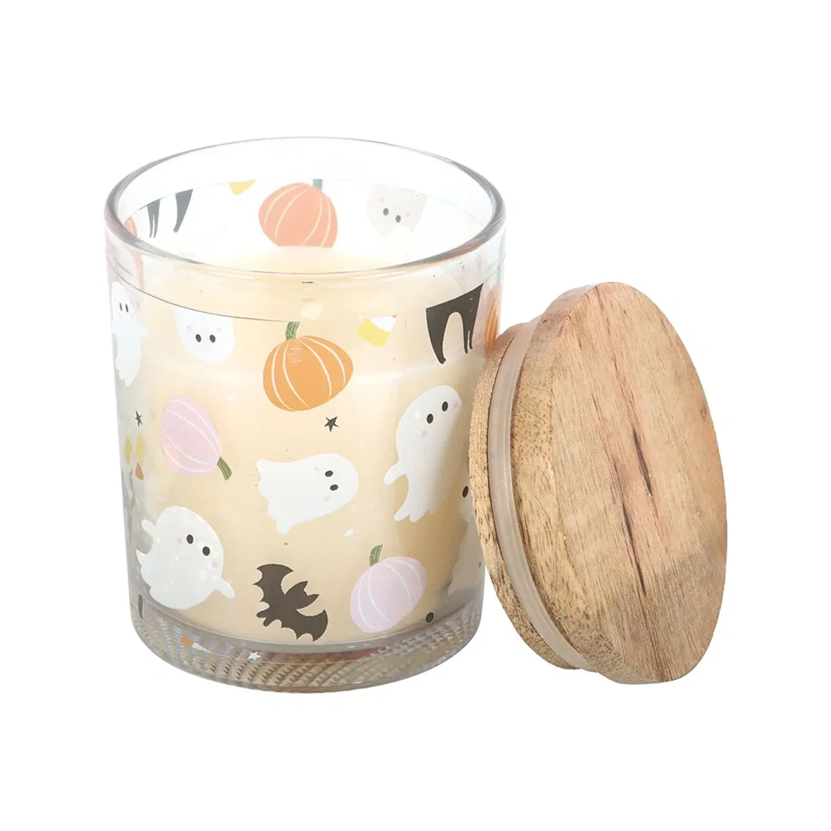 Something Different Candy Corn Halloween Scented Candle - White – image 1