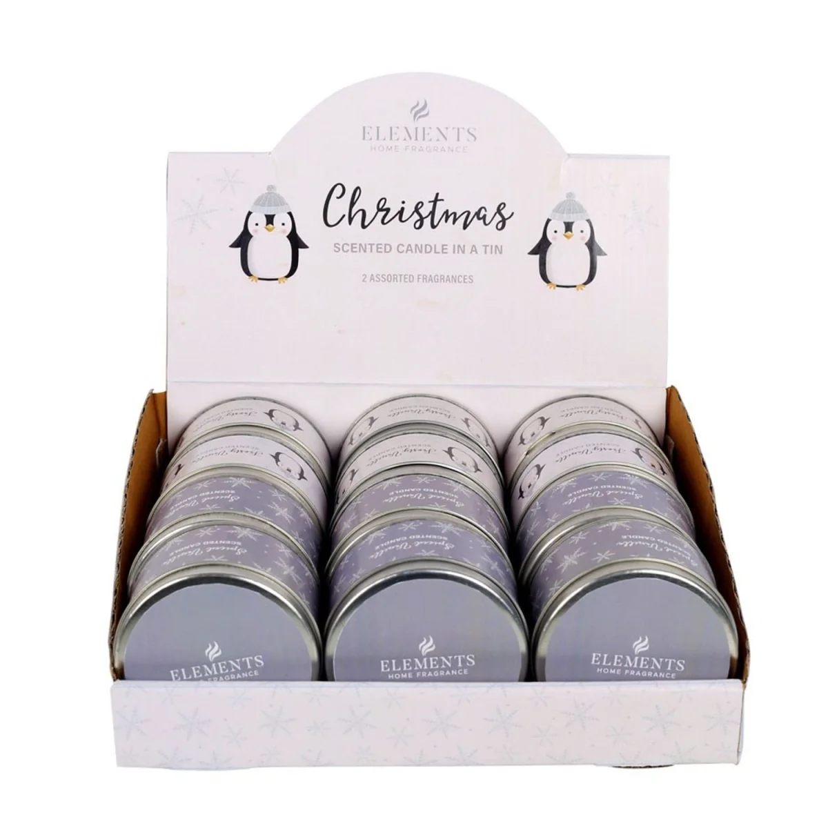 Something Different Parade Penguin Candle Set (Pack Of 12) - White – image 4